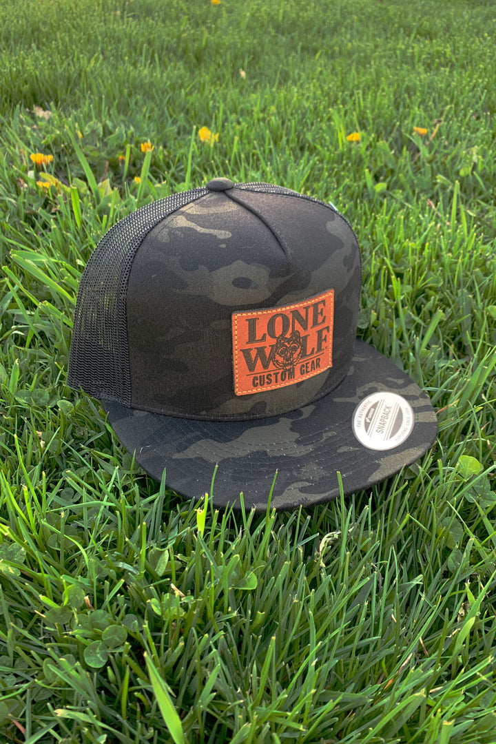 Lone Wolf Custom Gear Flat Bill Trucker Hat