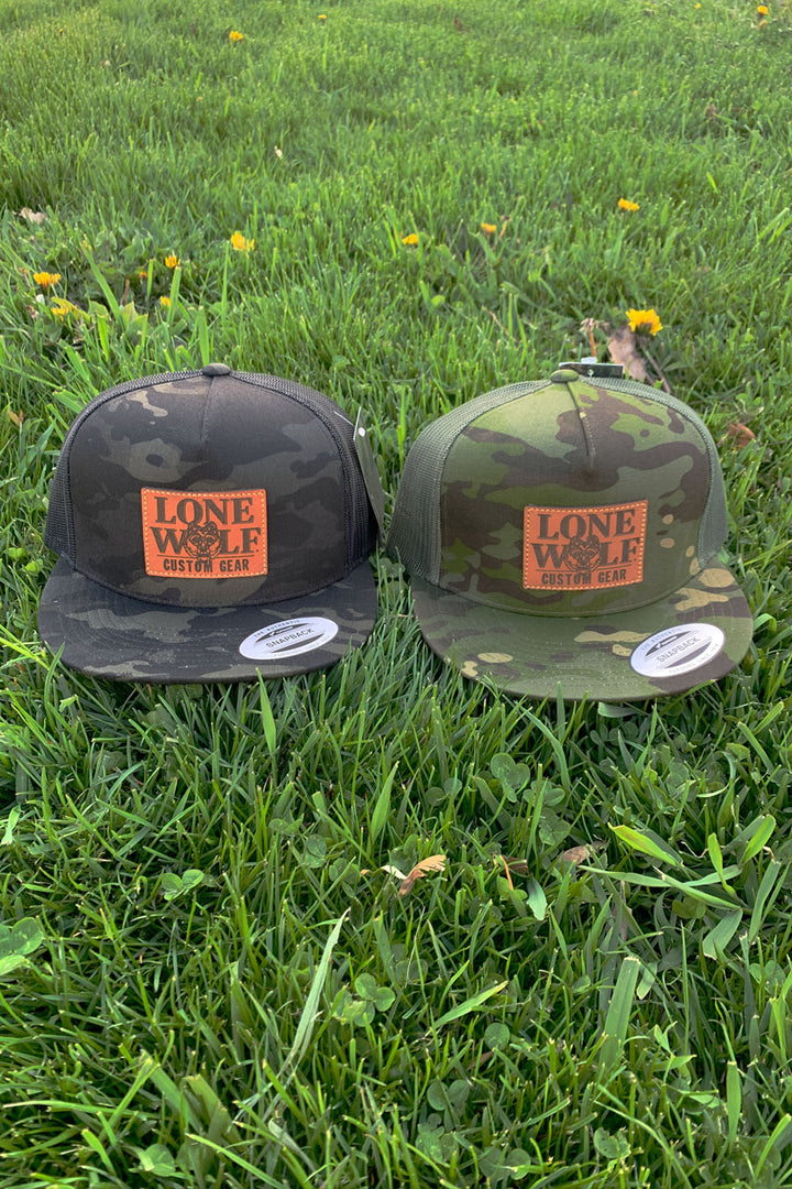 Lone Wolf Custom Gear Flat Bill Trucker Hat