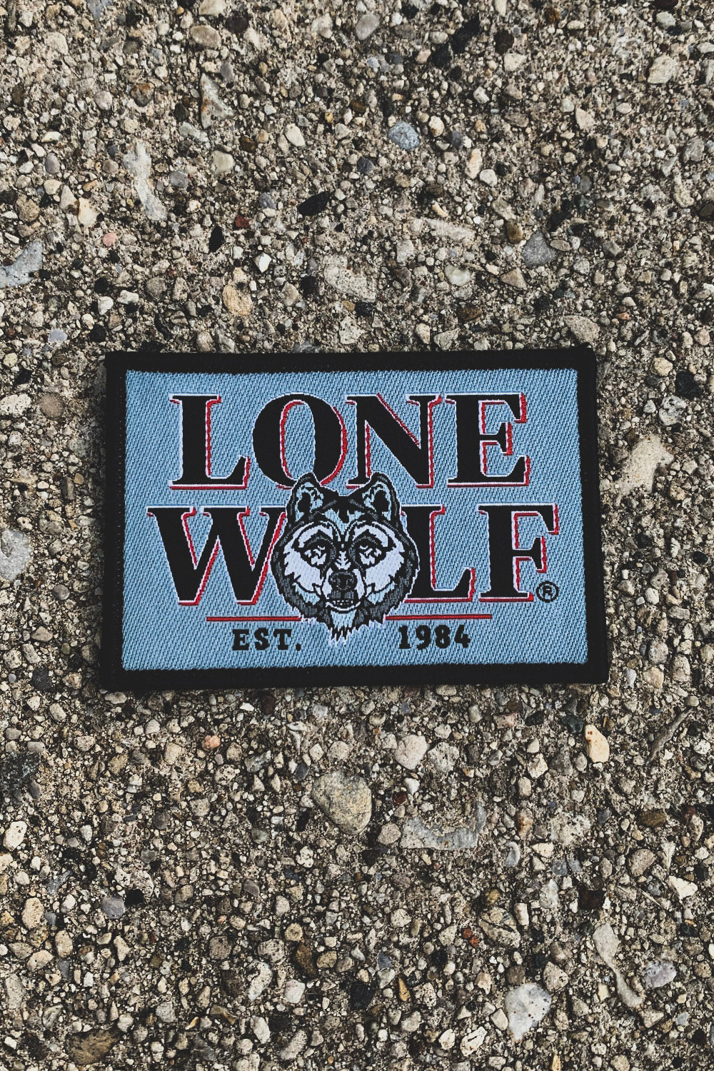 Lone Wolf Est. 1984 Woven Patch