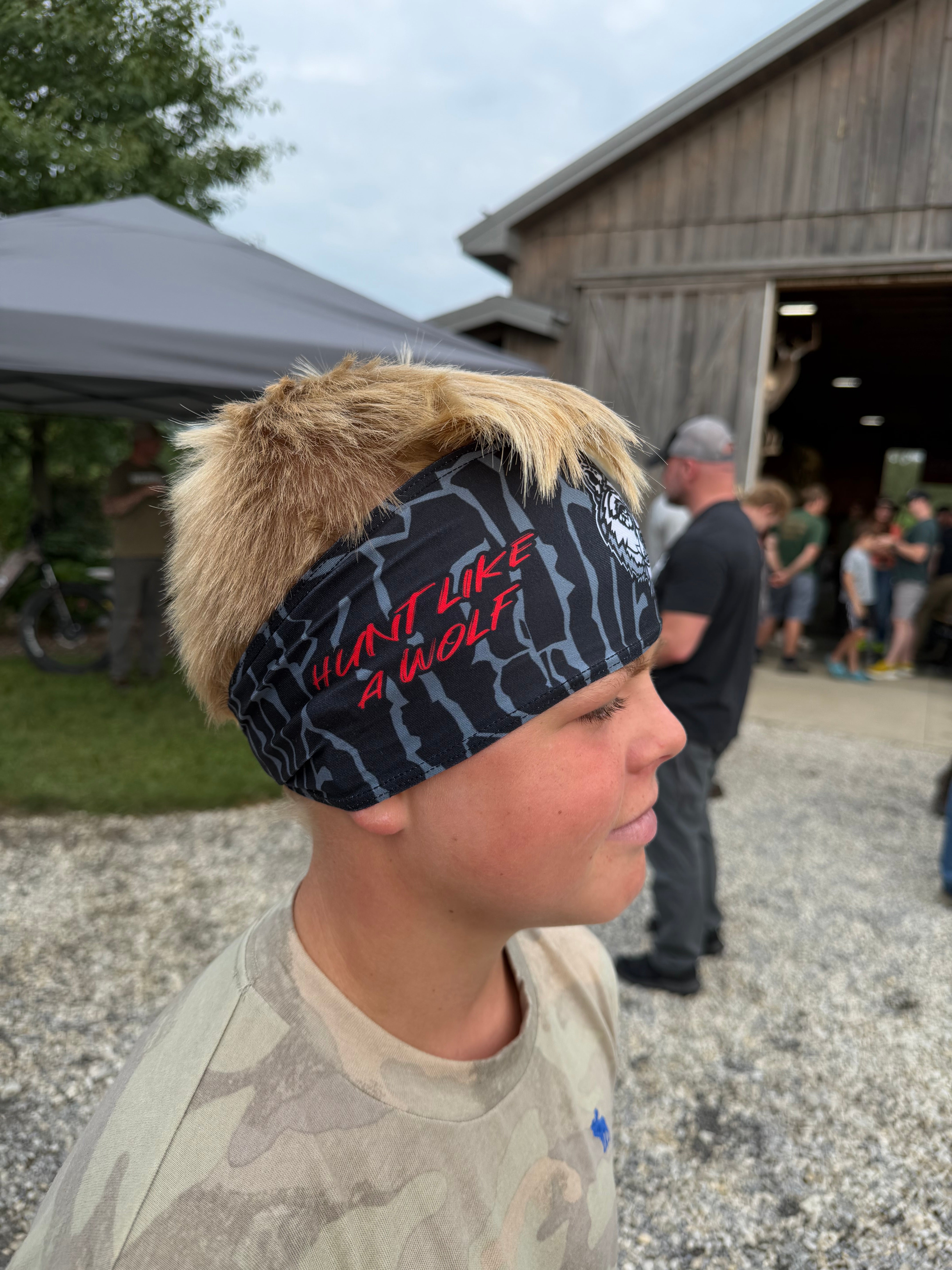 Wolf Head Headband
