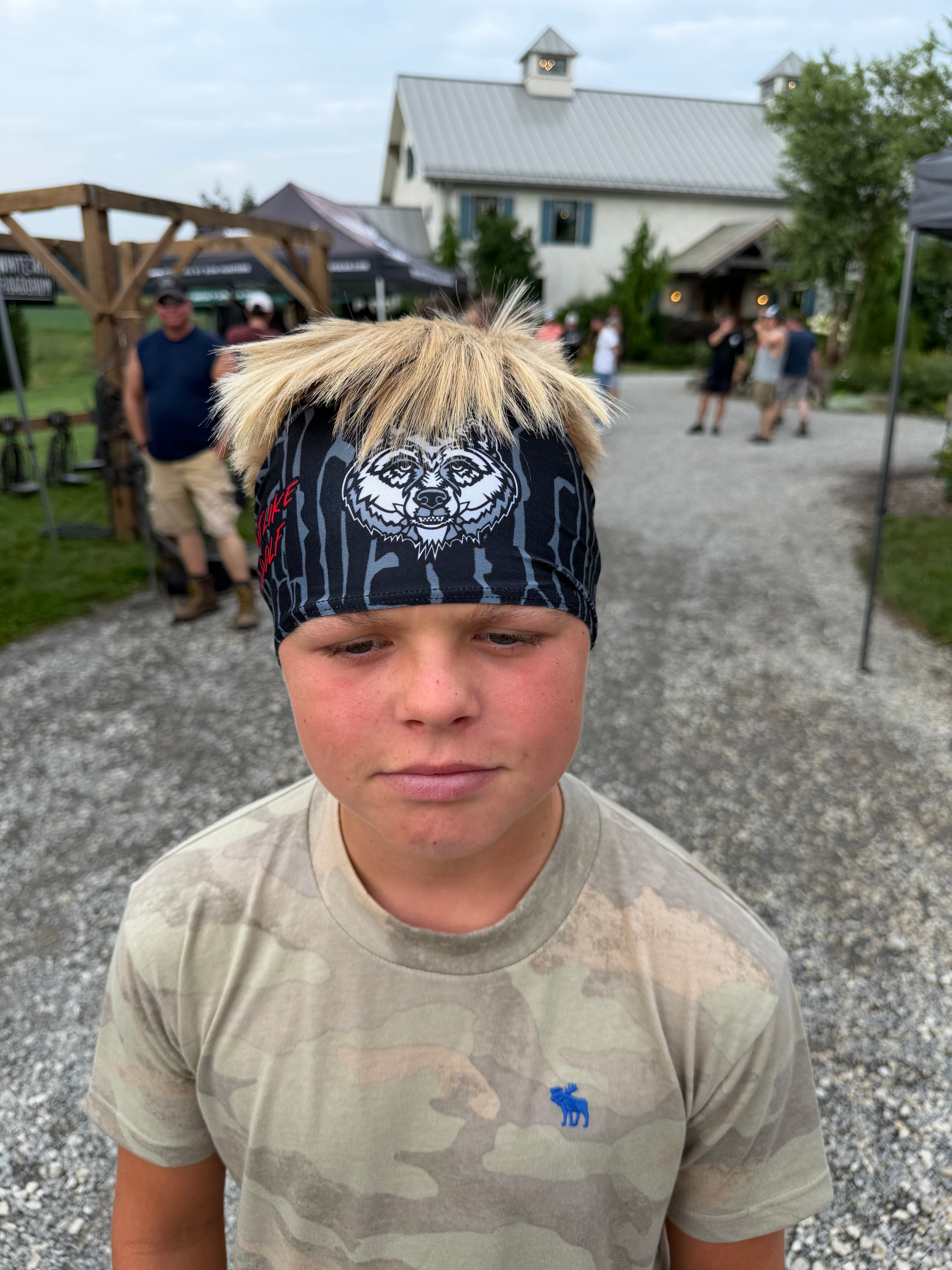 Wolf Head Headband
