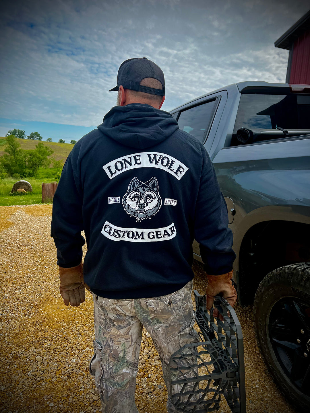 Lone Wolf Custom Gear Rocker Full Zip Hoodie