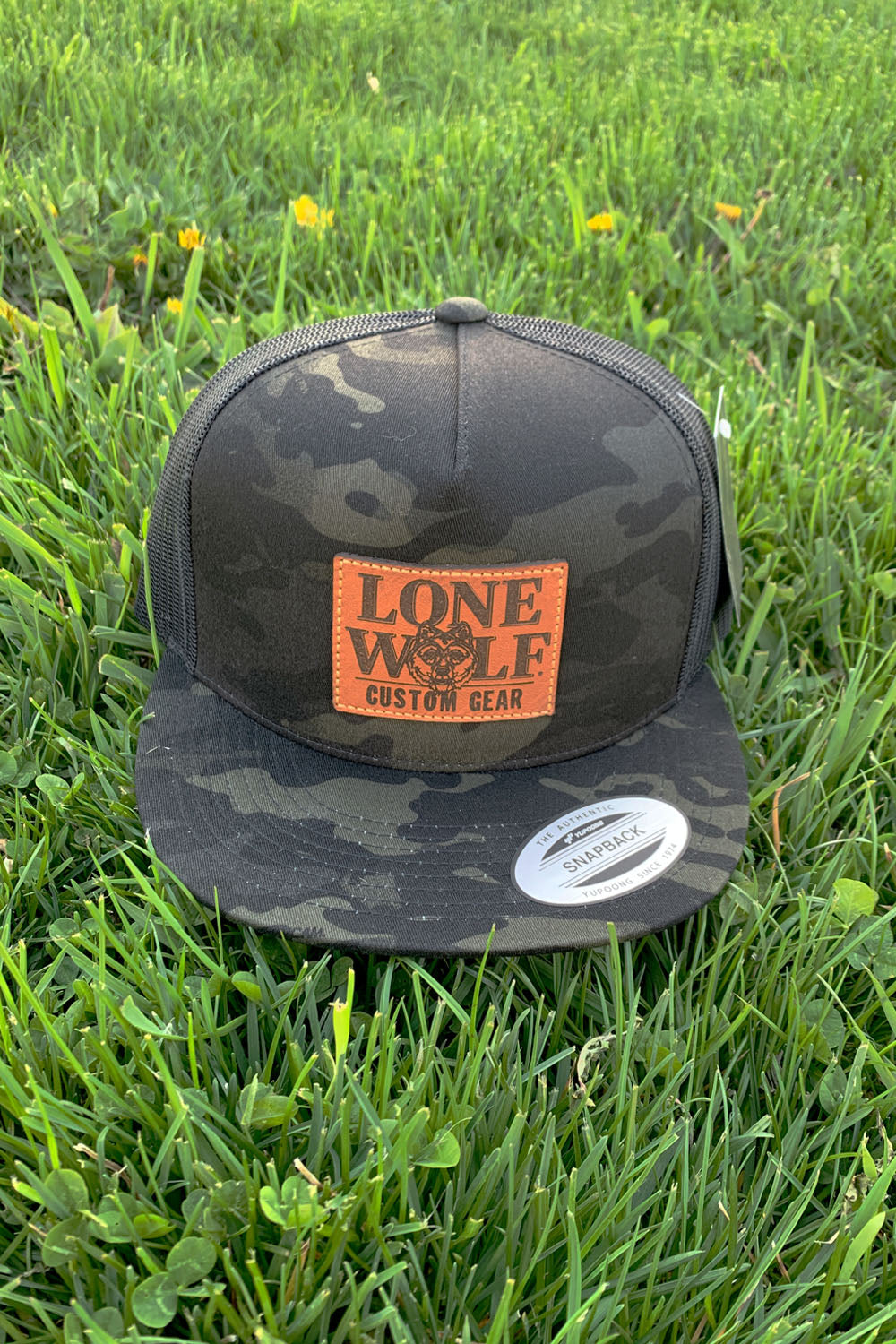 Lone Wolf Custom Gear Flat Bill Trucker Hat
