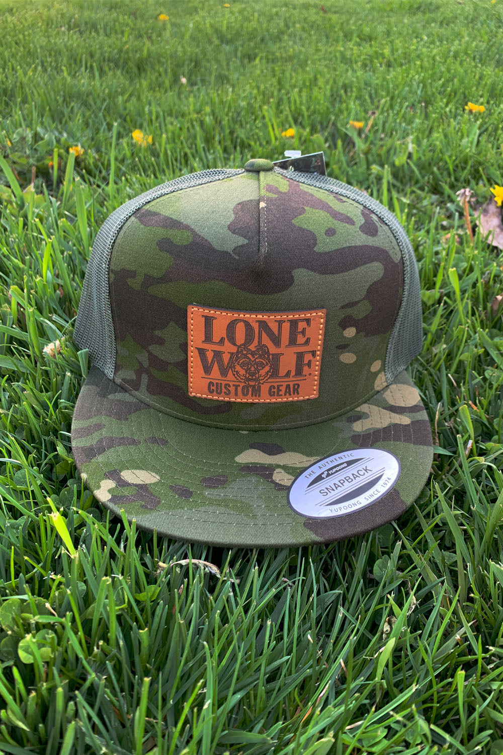 Lone Wolf Custom Gear Flat Bill Trucker Hat