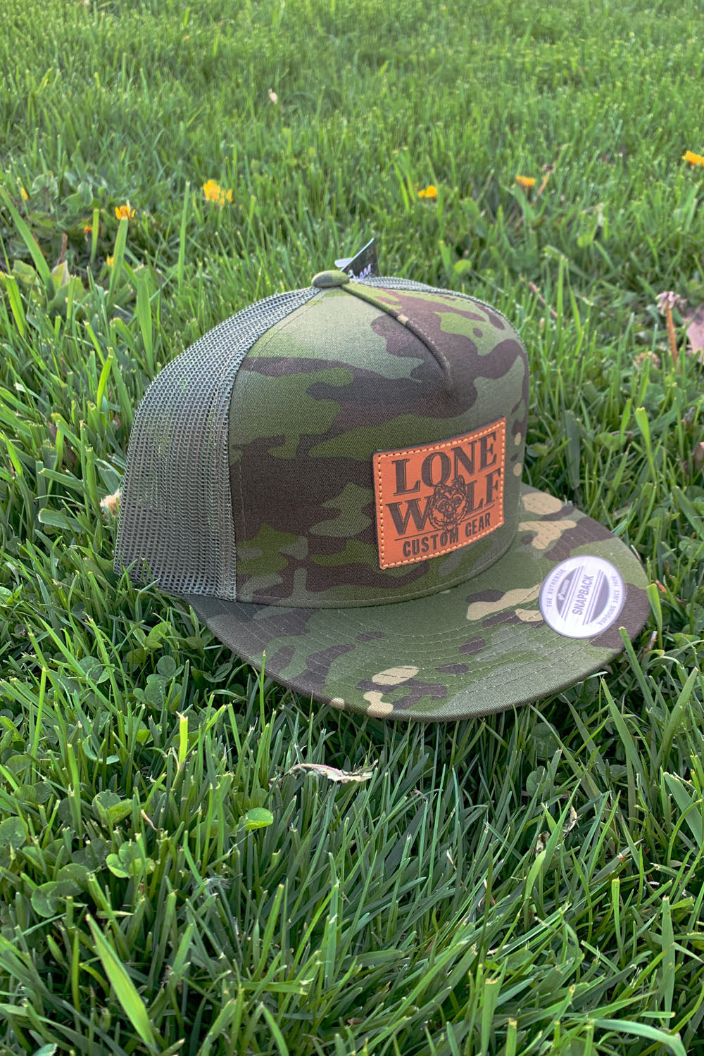 Lone Wolf Custom Gear Flat Bill Trucker Hat