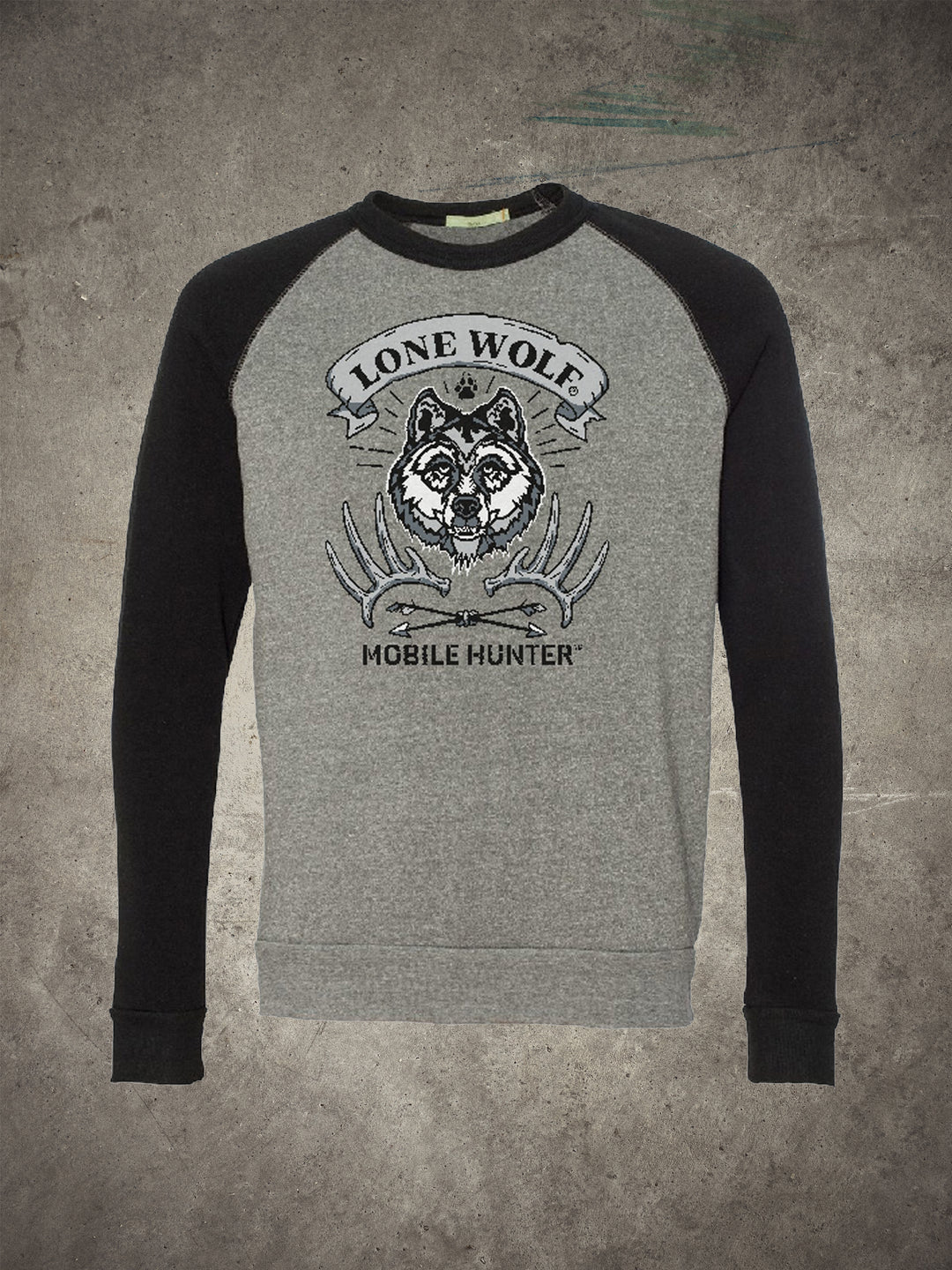 Lone Wolf Mobile Hunter Crew Neck