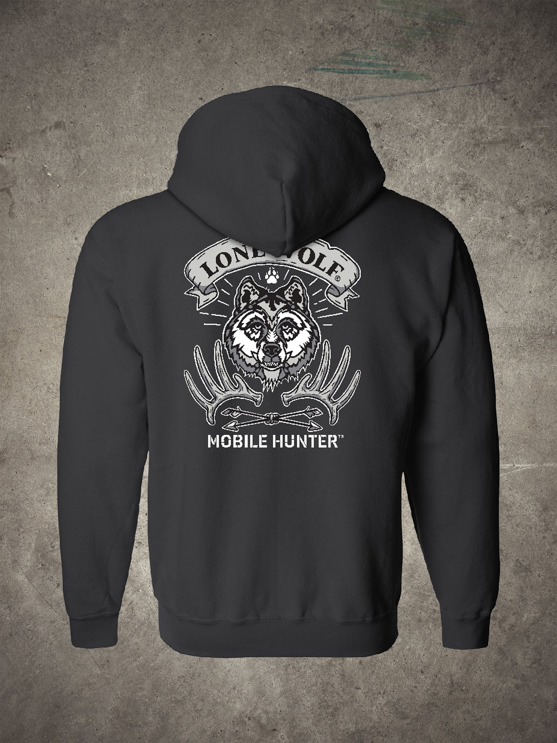 Lone Wolf Mobile Hunter Full-Zip Hoodie